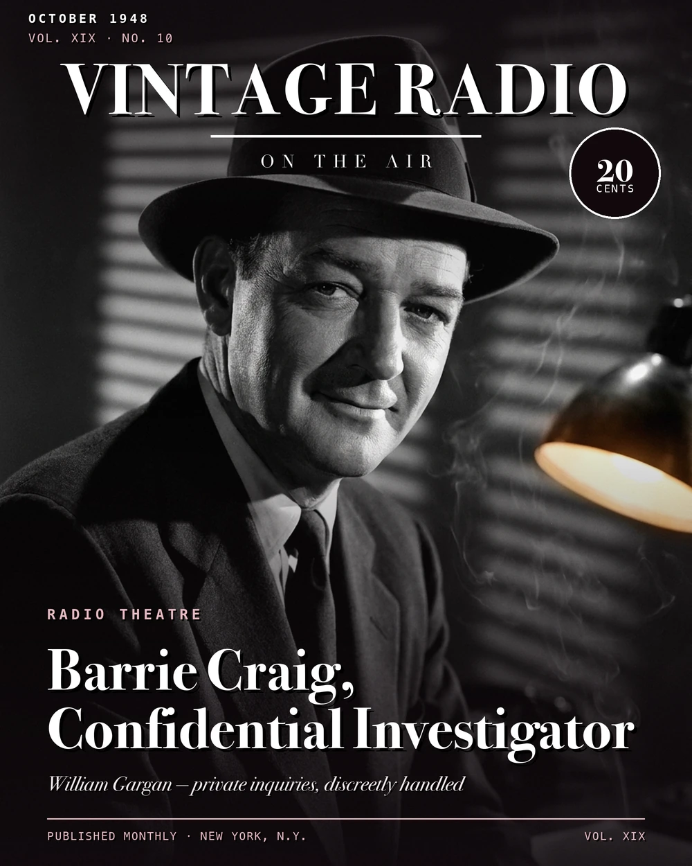 Barrie Craig, Confidential Investigator